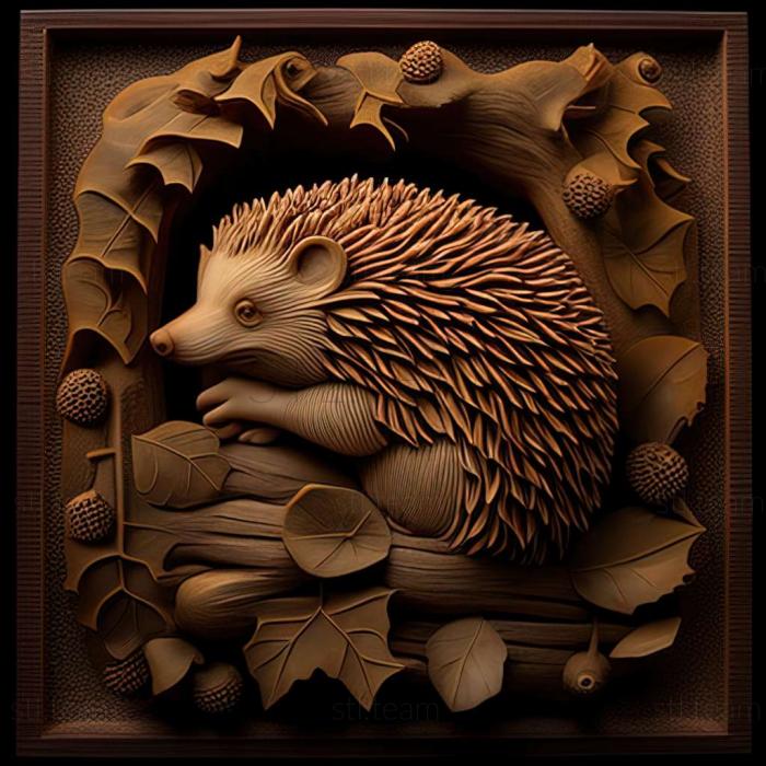 Animals hedgehog